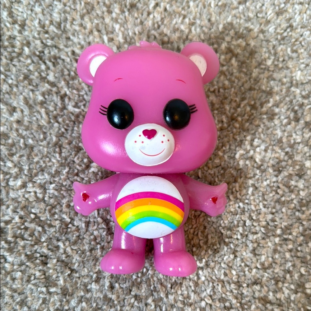 Cheer Bear Funko Pop #351 GLOW CHASE (Loose) - Care Bears Vinyl Figure GITD